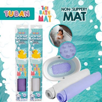 TUBAN Mata kąpielowa antypoślizgowa szara