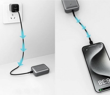 AUKEY PB-Y55 MINI PowerBank | 10000mAh | 22.5W | 2xUSB | PD QC