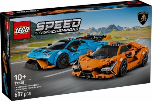 LEGO Klocki  Speed Champions 77238 Lamborghini Revuelto i Huracan STO