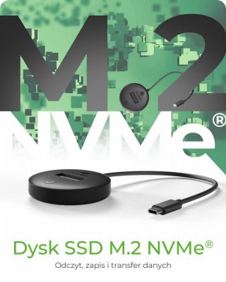 IcyBox Stacja dokująca dla NVMe+SATA SSD IB-1610MCD-C31