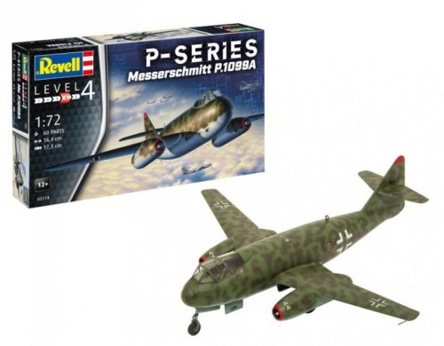 Revell Model plastikowy Samolot Messerschmitt P.1099A-P-SER 1/72