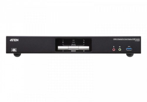 ATEN Przełącznik 2-portowy KVMP USB 3.0 DisplayPort 4K Dual Display