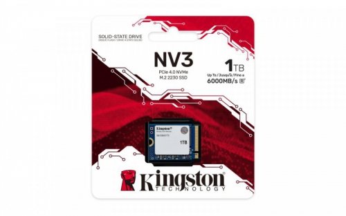 Kingston Dysk SSD NV3 1TB M.2 2230 PCI-e 4.0 NVMe 6000/4000