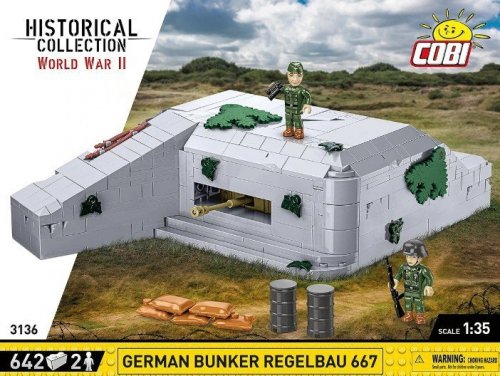 Cobi Klocki Klocki German Bunker Regelbau 667 642 klocki
