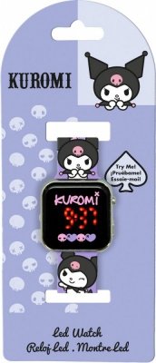Kids Euroswan Zegarek LED Kuromi Hello Kitty