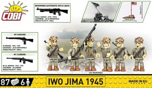 Cobi Klocki Klocki Iwo Jima 1945 87 klocków