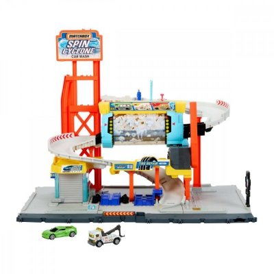 Mattel Zestaw Myjnia Matchbox Turbo Cyklon