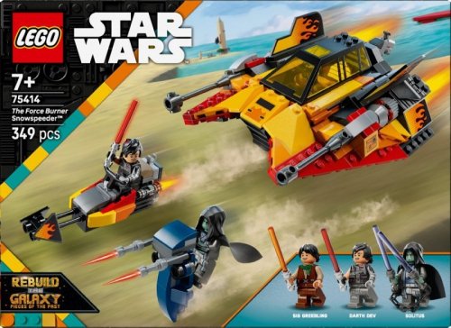 LEGO Klocki Star Wars 75414 Płomienny śmigacz śnieżny