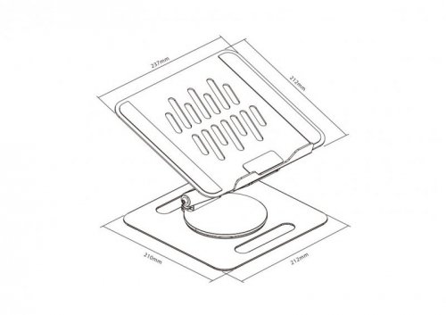 TB Podstawka stojak pod laptop/tablet TB-LPT2 do 15 cali 10kg