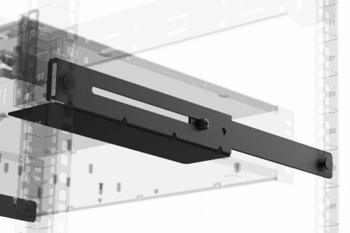 CAYMON ALR30/B Szyna regulowana 19 l-rail set - 281 to 430 mm depth Black version