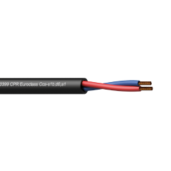 Procab CLS215-CCA/1 Loudspeaker kabel - 2 x 1.5 mm2 - 16 AWG -  EN50399 CPR Euroclass Cca-s1b,d0