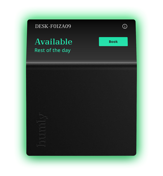 System rezerwacji biurek Humly Booking Device 1 szt + zasiłacz