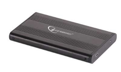Gembird Obudowa HDD 2.5&#039;&#039; SATA Aluminium Black