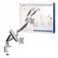 Uchwyt do monitora podwójny LCD/LED LogiLink aluminiowy, VESA 100x100, 13-32 cale 