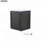 Szafa wisząca, zmontowana Intellinet 6U, 600x450, Rack 19 cali, szklane drzwi, czarna 