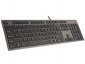 Klawiatura przewodowa A4Tech KV-300H USB czarno-grafitowa 
