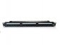 Digitus Patch panel 19 cali 24 porty, kat.5e, U/UTP, 1U, wspornik kablowy, czarny (kompletny) 