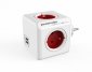 Allocacoc Rozgałęziacz PowerCube Original USB 2202RD/FROUPC Czerwony 