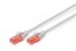 Digitus Patch cord U/UTP kat.6 PVC 1m szary 