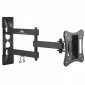 Maclean Uchwyt do telewizora lub monitora 13-27 cali 15 kg uniwersalny MC-719 czarny max vesa 100x100 