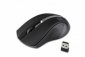 Rebeltec Bezprzewodowa mysz optyczna, GALAXY Black/silver, powierzchnia gumowana 