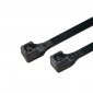 LogiLink Opaski zaciskowe 30cm, 100szt. czarne 