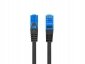 Lanberg Patchcord kat.6a S/FTP CCA 15.0m Czarny 