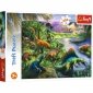 Trefl Puzzle 200 elementów Drapieżne dinozaury 