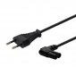 Savio Kabel zasilający 2pin, C7 kątowy męski, 3m, CL-144 