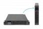 Digitus Zasilacz awaryjny UPS Online Rack 19 cali LCD, 2000VA/2000W, 4x12V/9Ah, 8xC13, USB, RS232, RJ45 
