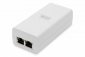 Digitus Zasilacz/Adapter PoE+ 802.3at, max. 52V 30W Gigabit 10/100/1000 Mbps, aktywny, Biały 