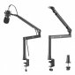 Maclean Uchwyt statyw aluminiowy do mikrofonu uniwersalny biurkowy NanoRS RS471 