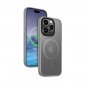 CRONG Etui Hybrid Frost MAG Cover iPhone 15 Pro Max MagSafe Szare 