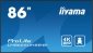 IIYAMA Monitor wyświetlacz digital signage 86 cali LH8665UHSB-B1, 24/7, IPS, ANDROID 11, 4K, 