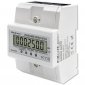 Qoltec Trójfazowy elektroniczny licznik | miernik zużycia energii na szynę DIN | 400V | 100A | LCD | 4P 