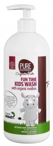 Pure Beginnings Organic Kids,  Bąbelkowy żel do mycia ciała z organicznym Rooibosem, 500ml