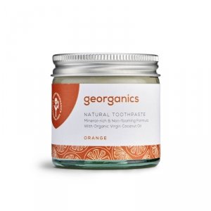 Georganics, Mineralna pasta do zębów w słoiku Orange, 60ml
