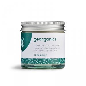 Georganics, Mineralna pasta do zębów w słoiku Spearmint, 60ml