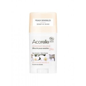 Acorelle - Organiczny dezodorant w sztyfcie z ziemią okrzemkową Heart of Jasmin 45g