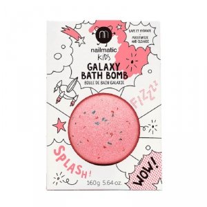 Nailmatic - Kids Galaxy Bath Bomb kula do kąpieli dla dzieci Red Planet 160g