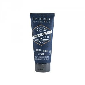 Benecos - For Men Only Body Wash naturalny odświeżający żel do mycia twarzy ciała i włosów 200ml
