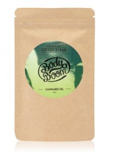 Body boom - Coffee Scrub peeling kawowy Cannabis Oil 100g
