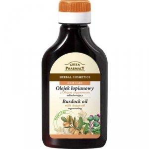 Green Pharmacy - Burdock Oil olejek łopianowy odbudowujący Olej Arganowy 100ml