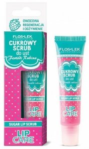 Floslek - Lip Care cukrowy scrub do ust Fertodi Rubina malina 14g