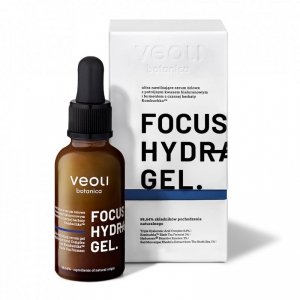 Veoli botanica - Focus Hydration Gel nawilżające serum żelowe z potrójnym kwasem hialuronowym i fermentem z czarnej herbaty kombuchka 30ml