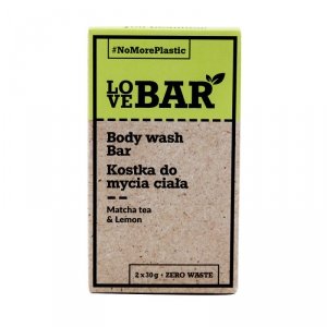Love bar - Body Wash Bar kostka do mycia ciała Matcha & Limonka 2x30g