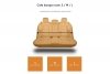 Kardiff mata Anti Slip z Bokami M 133x157cm Oliwkowa