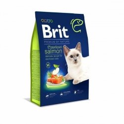 Brit Premium by Nature Salmon Sterilized Cat 300g Sucha karma z Łososiem dla kotów sterylizowanych