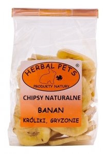 Herbal Pets Chipsy Bananowe 75g