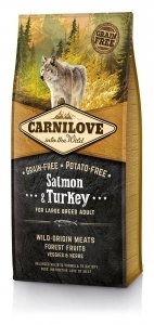 Carnilove Salmon Turkey Large Breed 12kg Łosoś Indyk sucha karma dla psów dużych ras